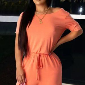 Solid Short Sleeve Casual One Piece Jumpsuits